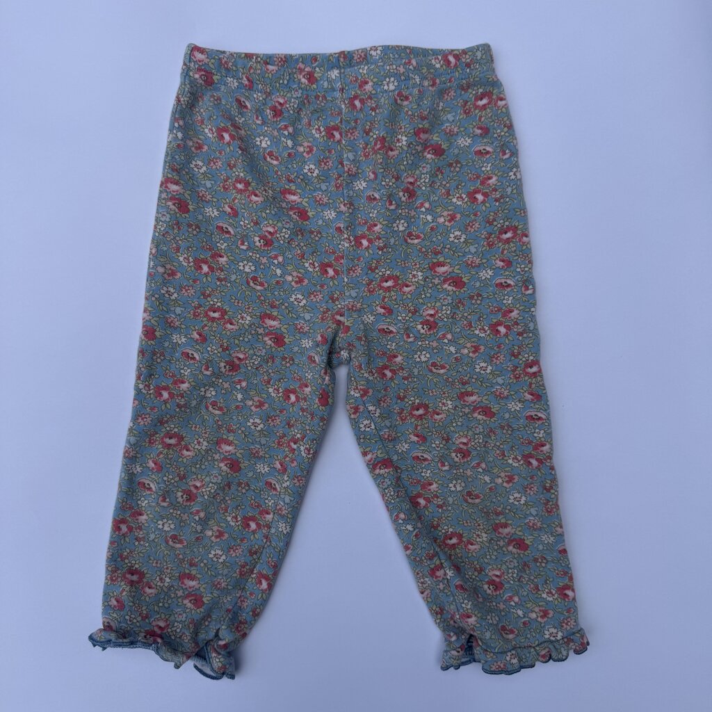 vintage floral leggings || 4Y