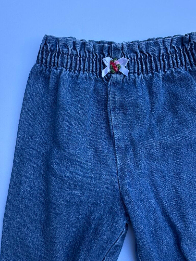 1999 vintage jeans with bow || 6-9M