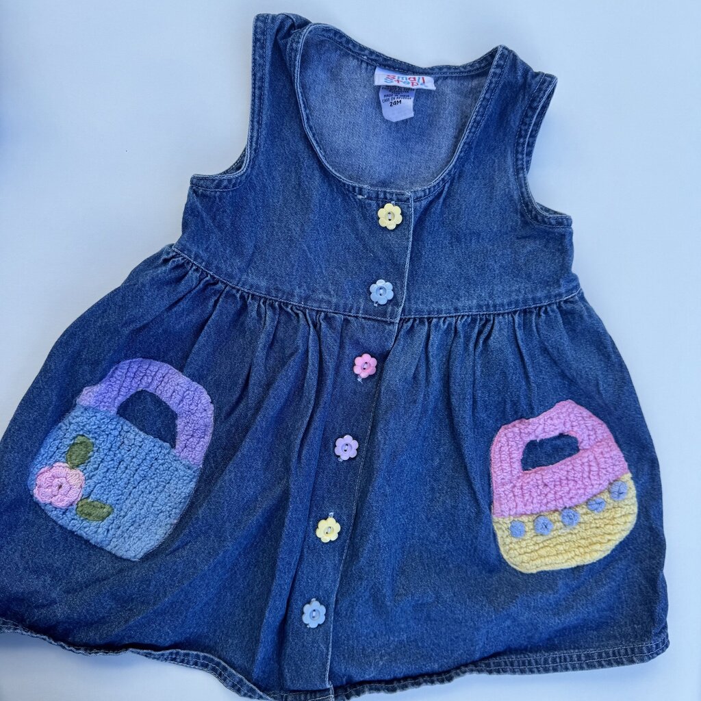 vintage denim dress || 24M