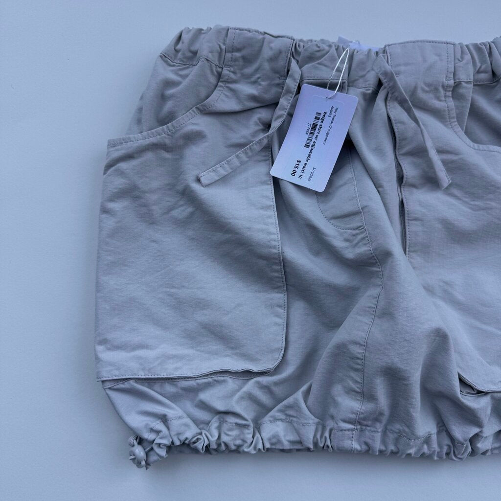zara beige skirt || size 10