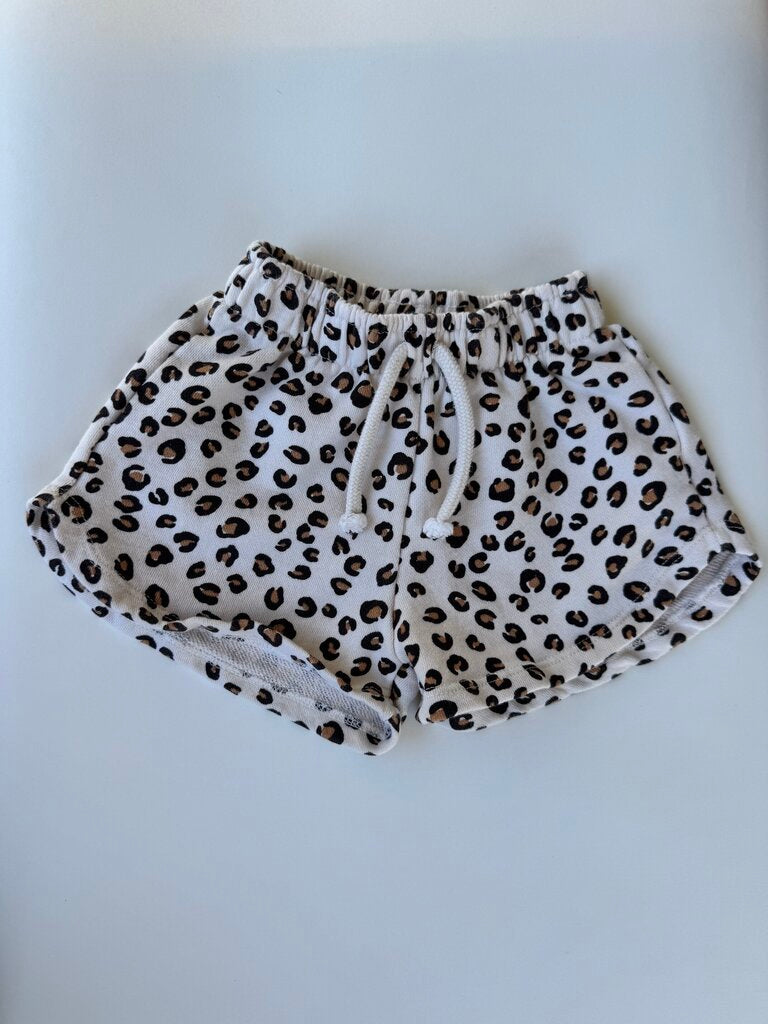 zara animal print shorts || size 6Y