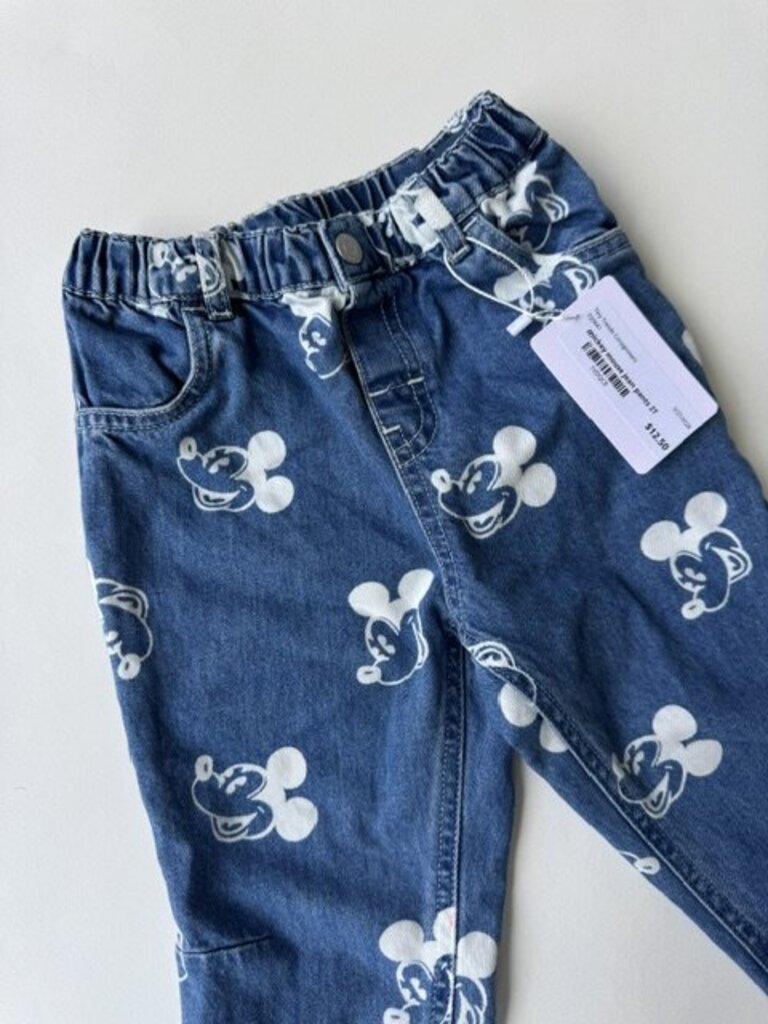 h&m mickey mouse jeans || 2T