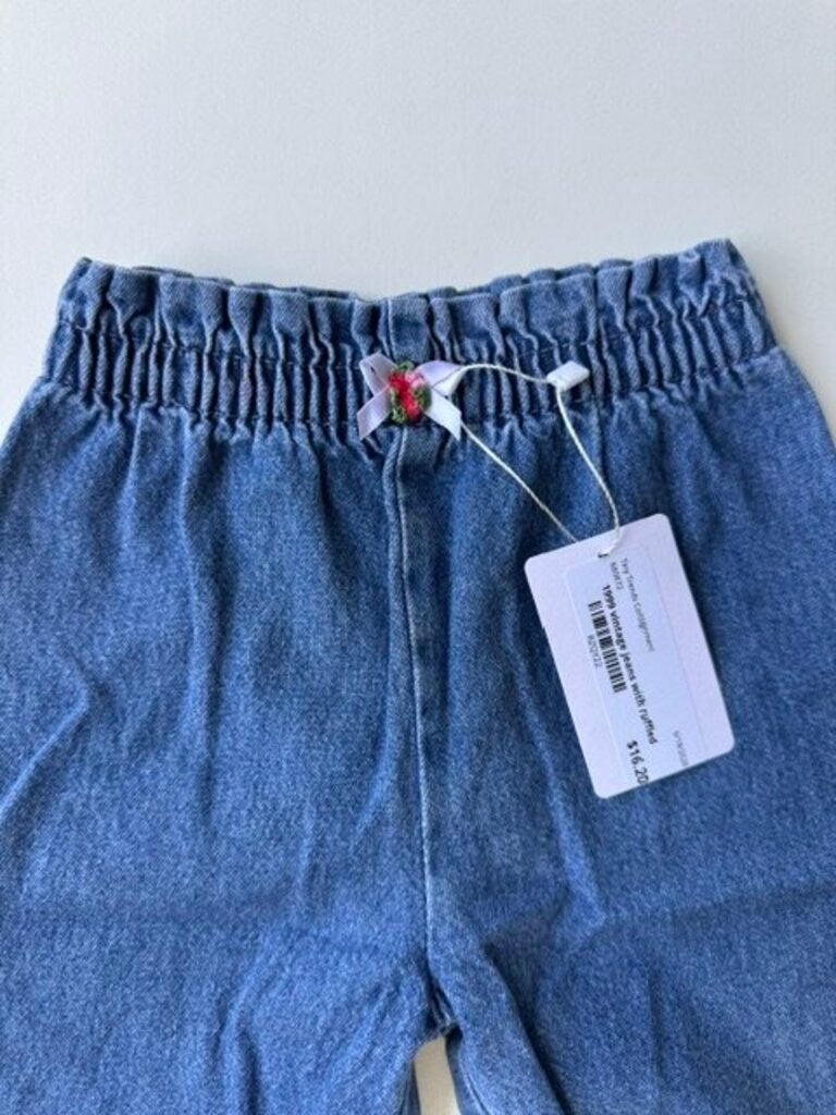 1999 vintage jeans with bow || 6-9M