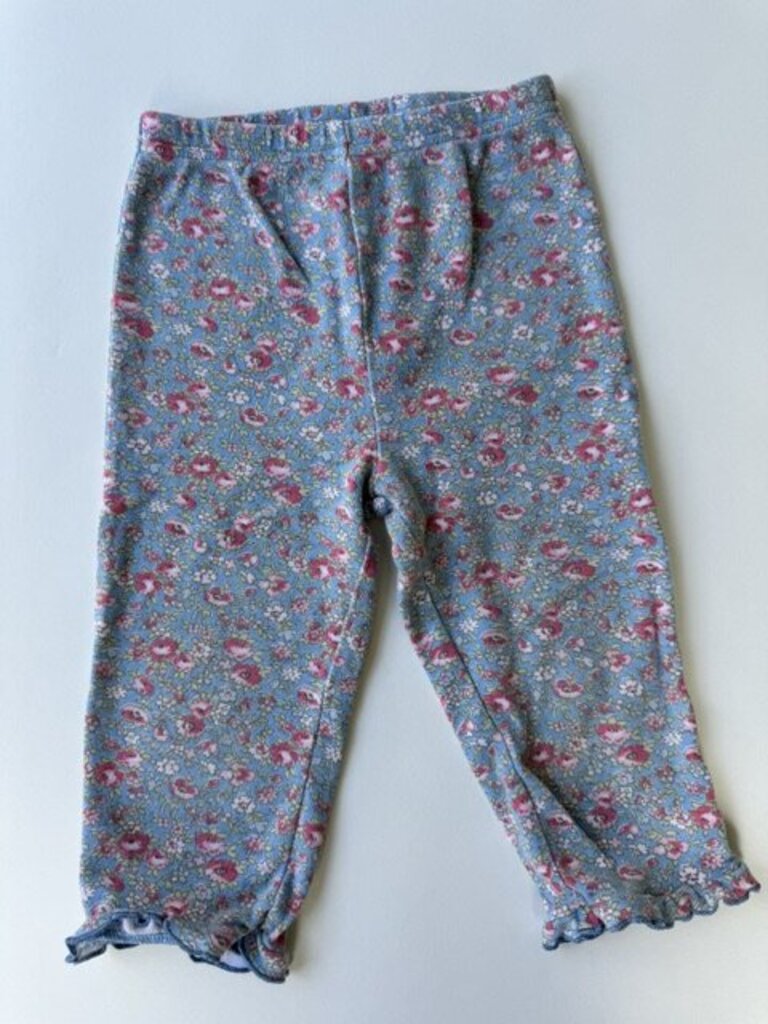 vintage floral leggings || 4Y