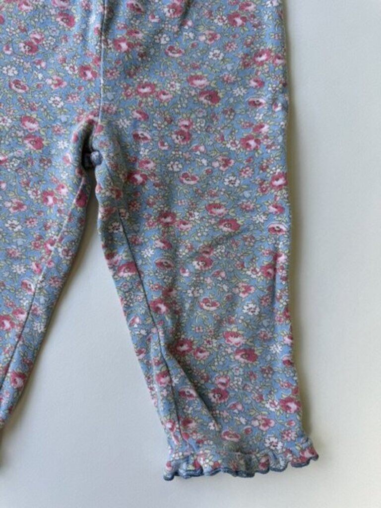 vintage floral leggings || 4Y
