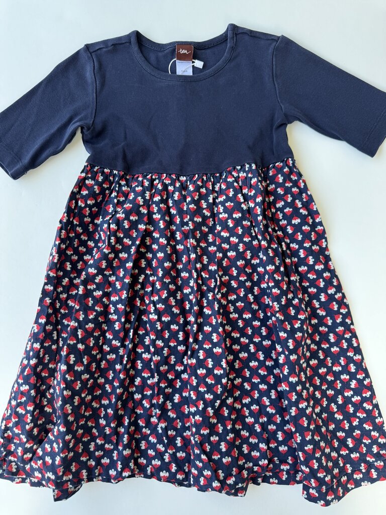 tea navy blue dress || size 5