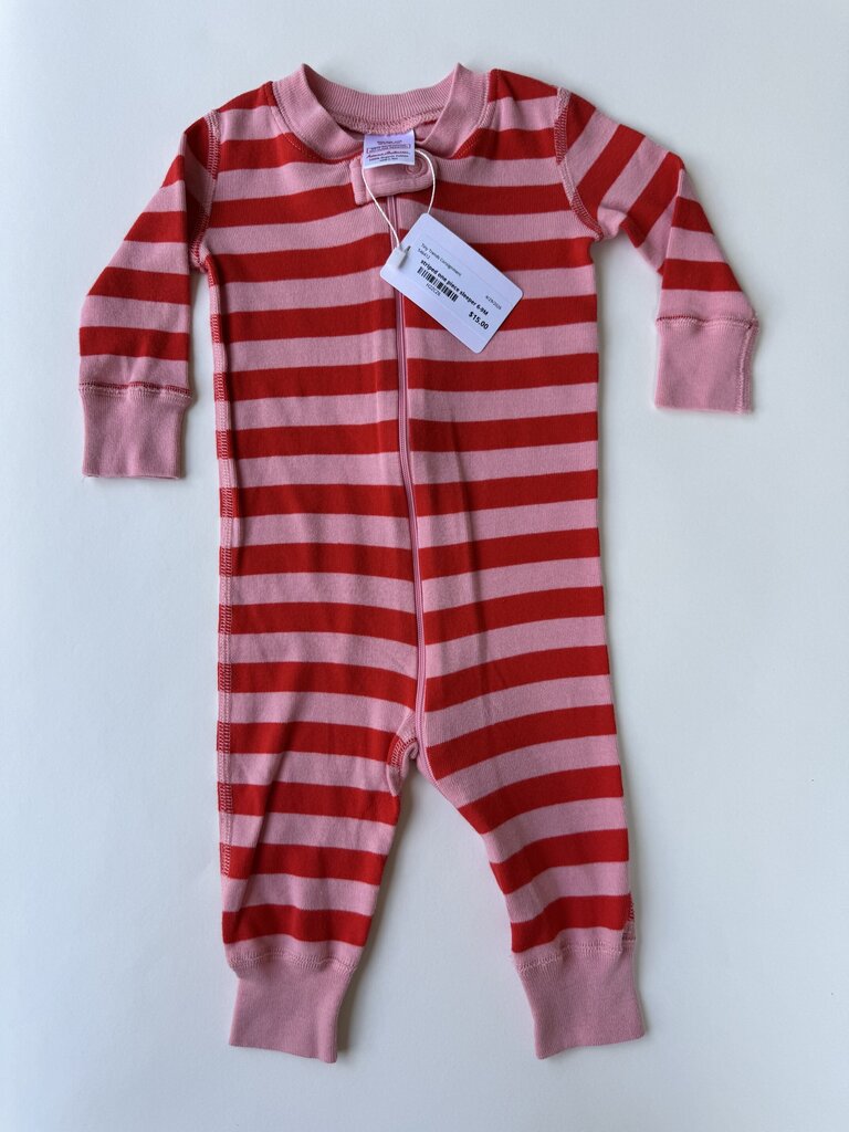 hanna andersson striped onesie || size 6-9M