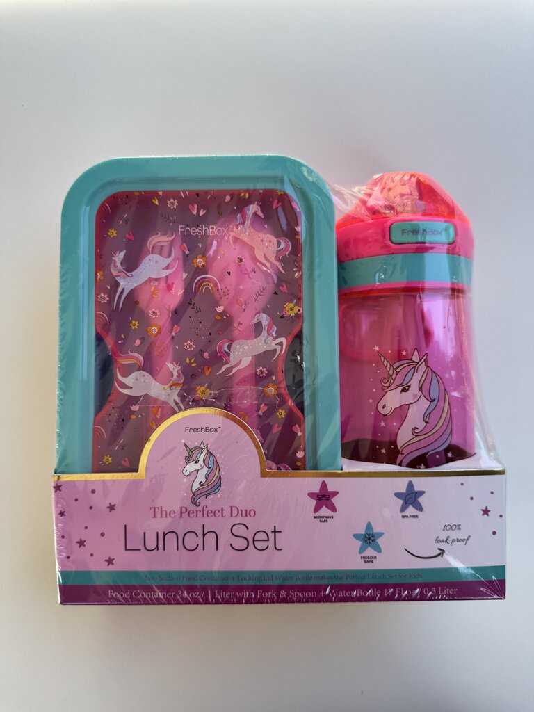the perfect duo || unicorn lunch box set