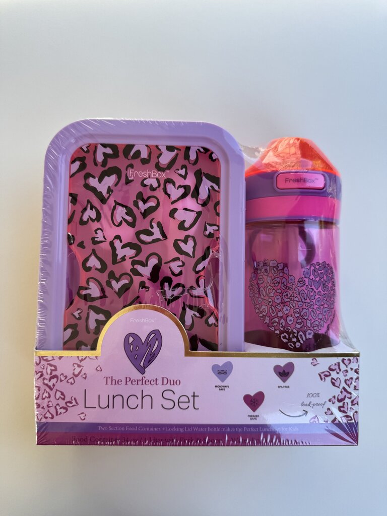 the perfect duo || heart lunch box set
