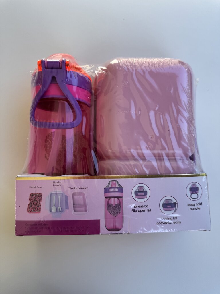 the perfect duo || heart lunch box set