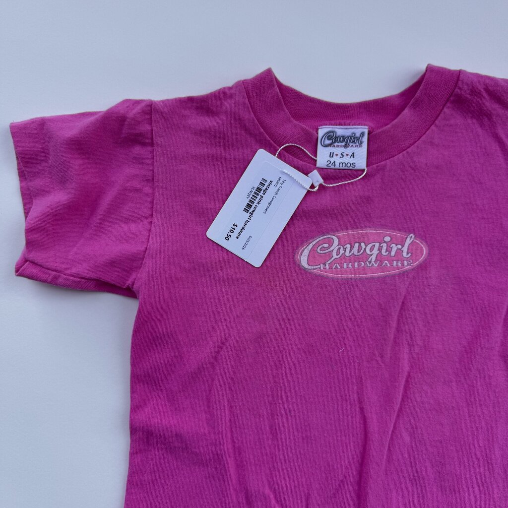vintage cowgirl hardware onesie || size 24M