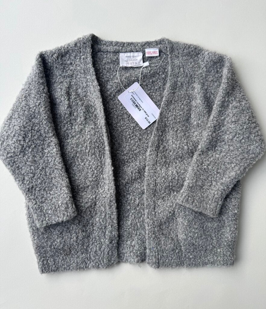 zara gray knitwear cardigan || size 12-18M