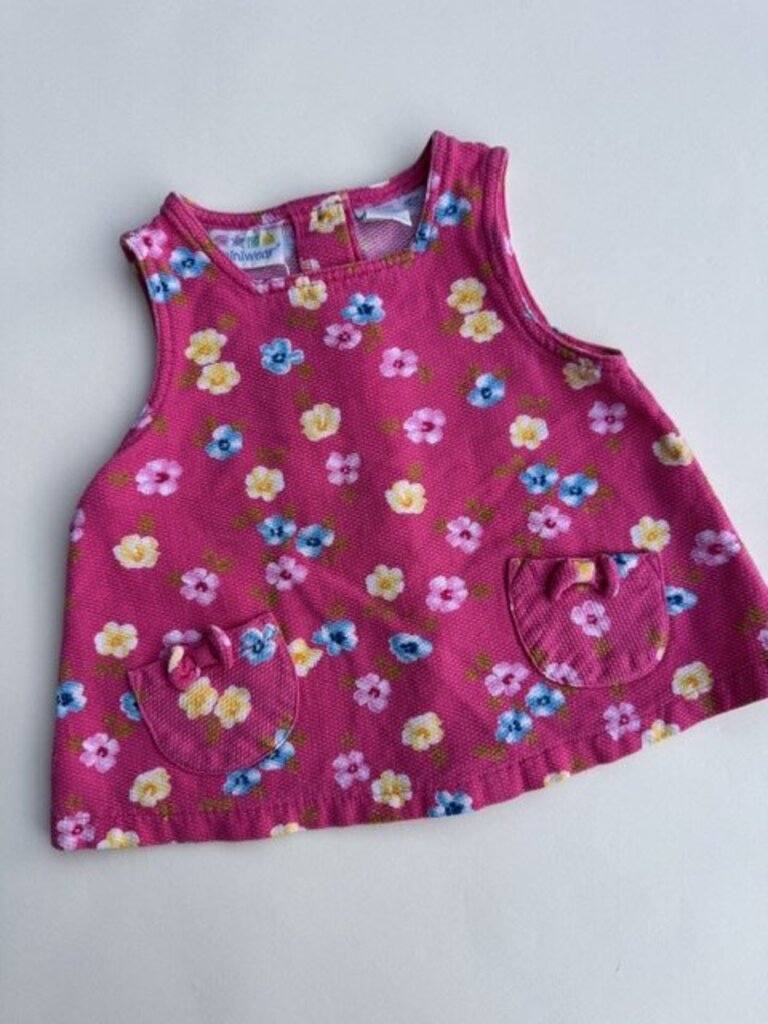 vintage floral pink set (2pc) || size 24M
