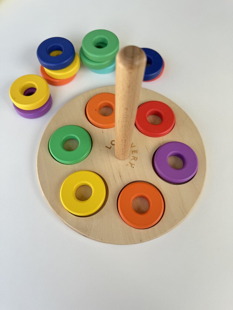 lovevery flexible wooden stacker